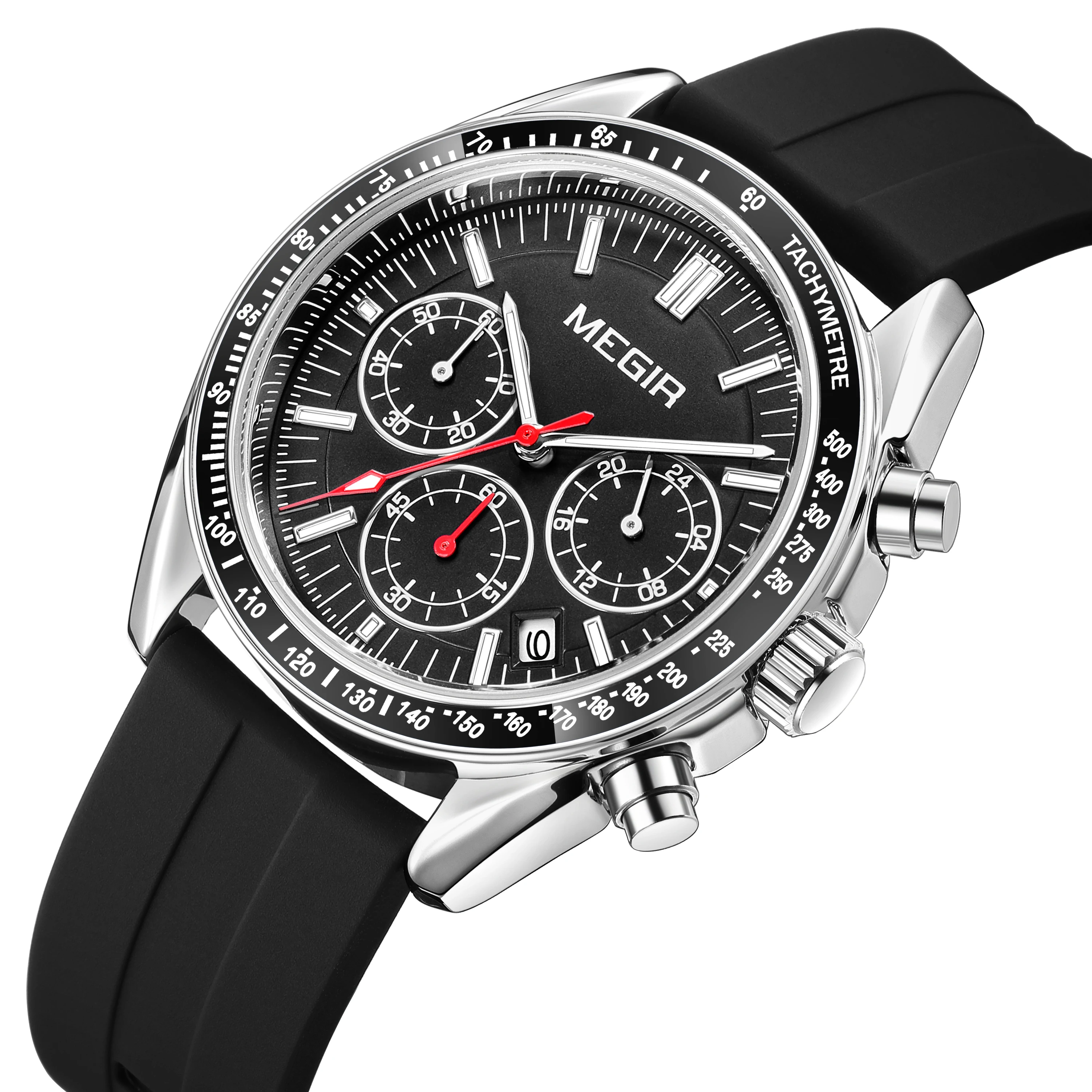 Box Megir Megir 8105 Quartz Watch, Waterproof IP65, OLED Display