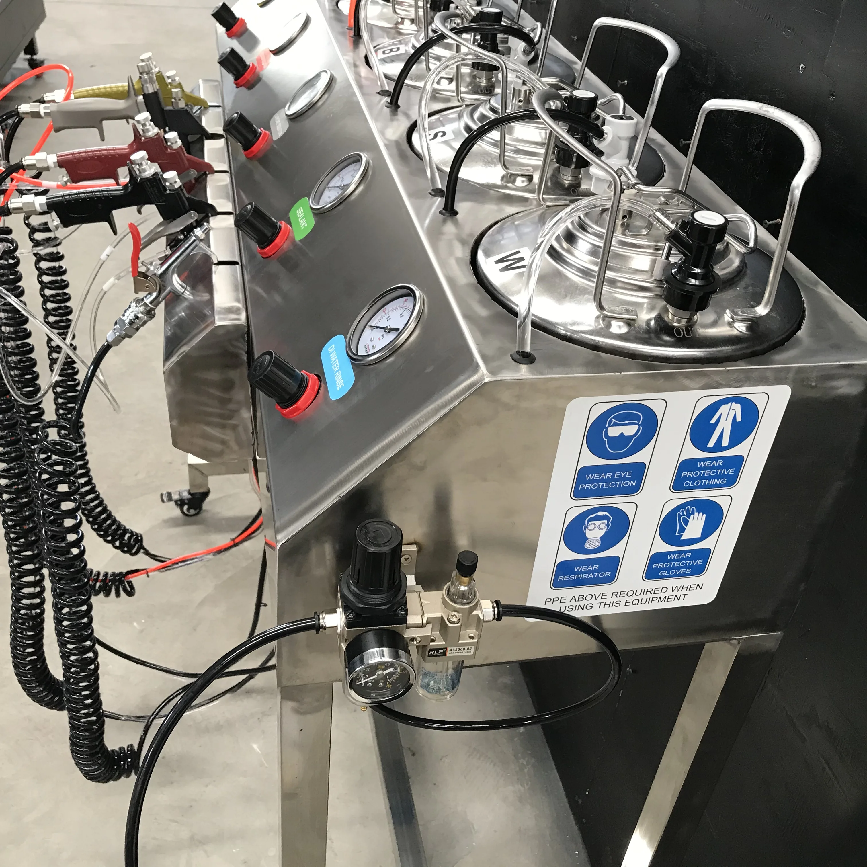 Stainless Steel Hydro Plating Chrome Machine Nano Chemical Chrome Spray