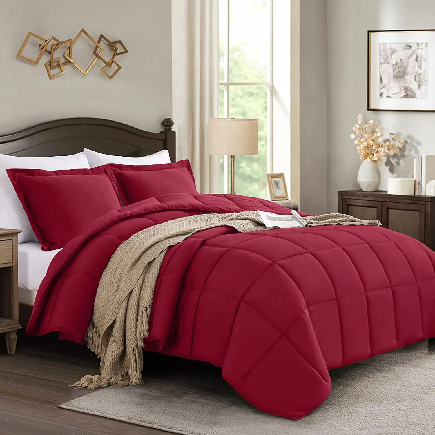 lightweight queen comforter