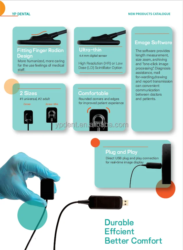 Size 2 Dental Digital Sensor - Imaging System RVG Sensor