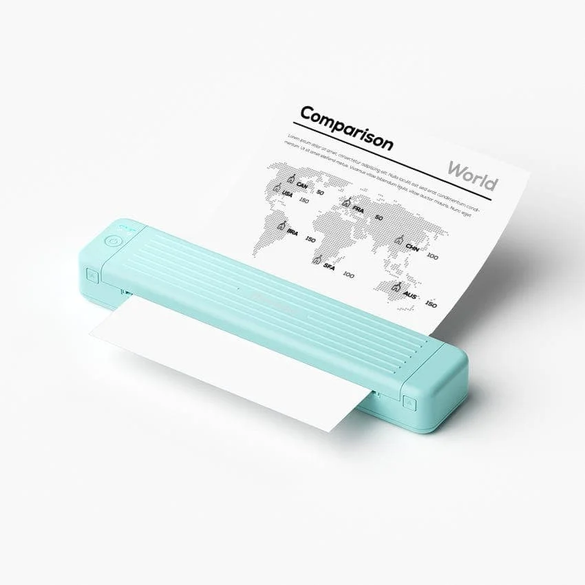 Phomemo P831ポータブルプリンターインクレスA4熱転写プリンター