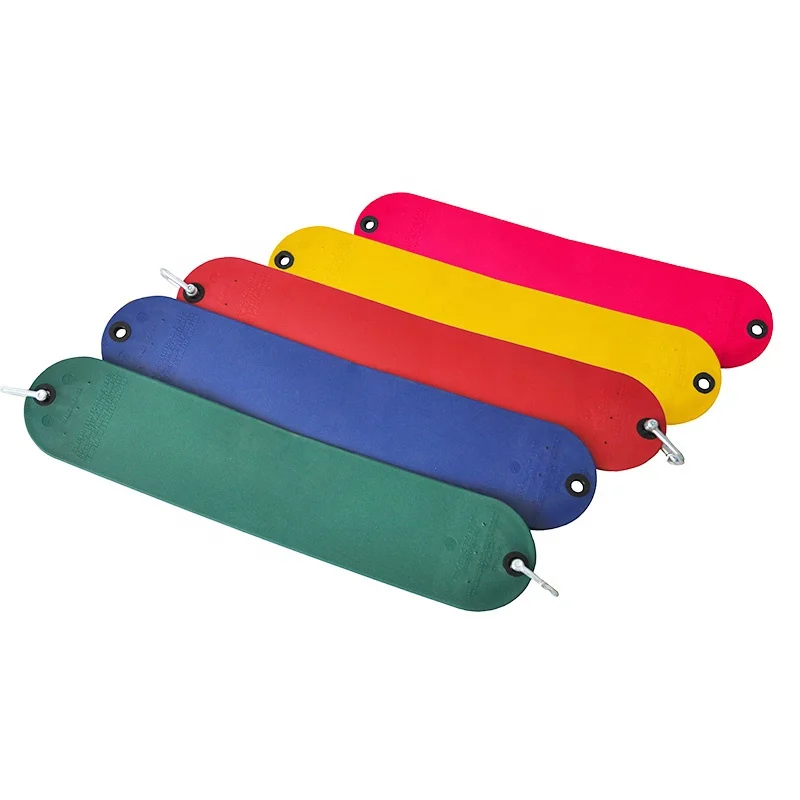 Outdoor Garden Backyard Kids PVC Plastic Soft Rope Belt Swing Seat