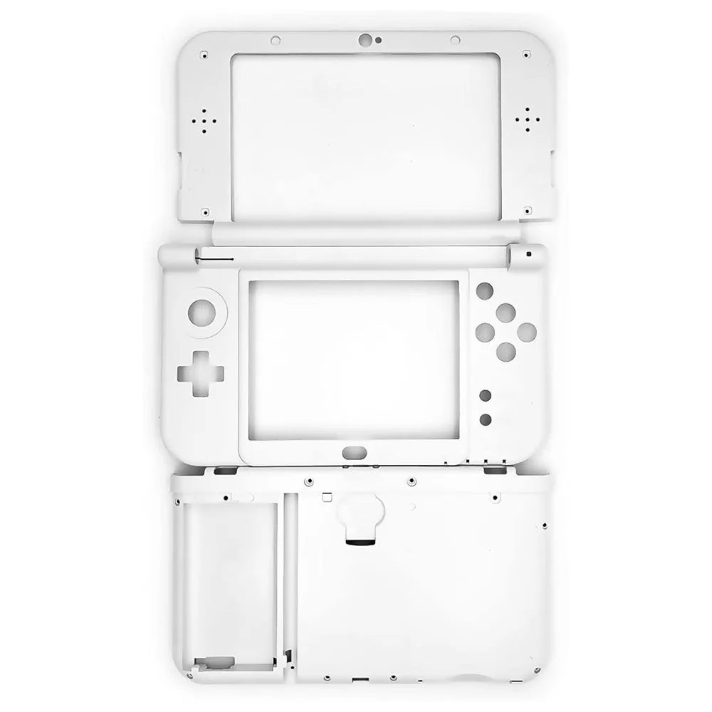 Housing Shell Replacement for New 3DS XL LL B C D Face Upper Screen Frame + Buttons Middle Faceplate + Lower Battery Cover Plate