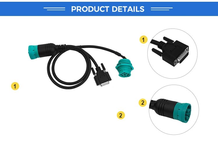 product factory custom db16 pin to j1939 9 pin j1939 deutsch eld y cable automobile diagnostic tools wiring harness-4
