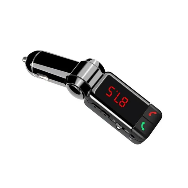 BC06 FM Transmitters Wireless Car Kit Handsfree USB Modulator With LED Display Dual Charger 5V2A Aux Mp3 Player
