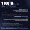 1 tooth