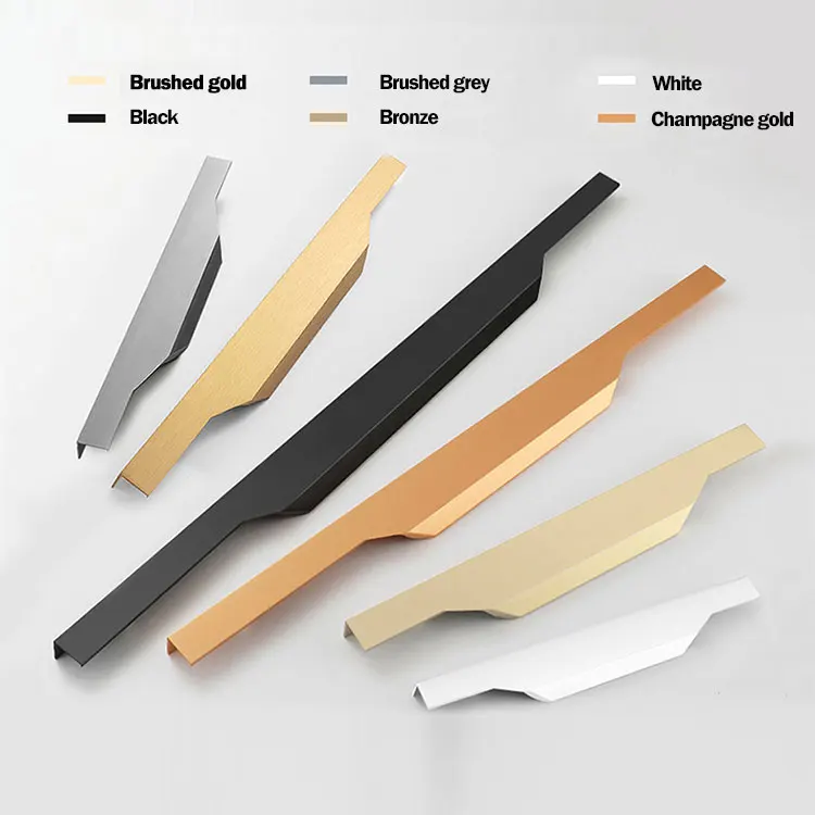 Invisible Long Cabinet Pulls Handles Wardrobe Furniture Door Handles Drawer  Pulls Kitchen Super Wardrobe Long Closet Handles