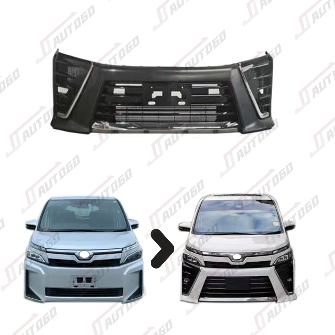 ZS Modelista Style Facelift Upgrade Body Kit for Toyota Voxy