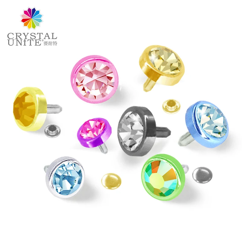 Кристаллические заклепки с крестостями