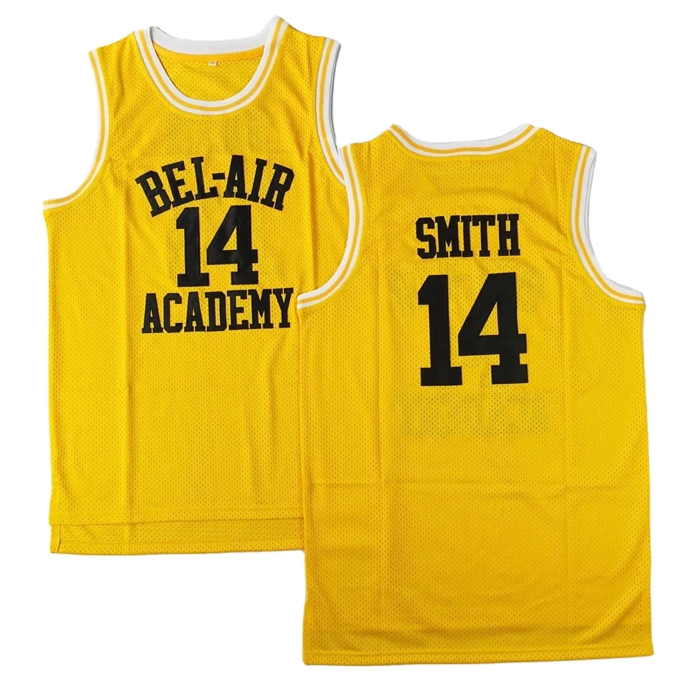 Will Smith Basketball-Trikots The Fresh Prince of Bel Air Academy Film 25# 14# 