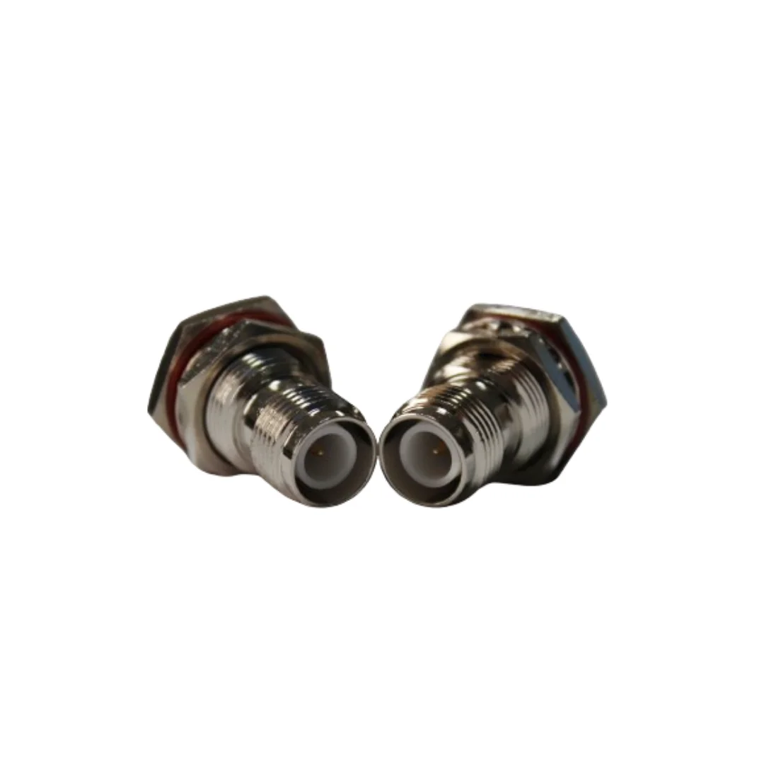 product rp tnc c ky15 big hexagon nickel plated rp tnc female connector for rg316 and rg174 cables-2