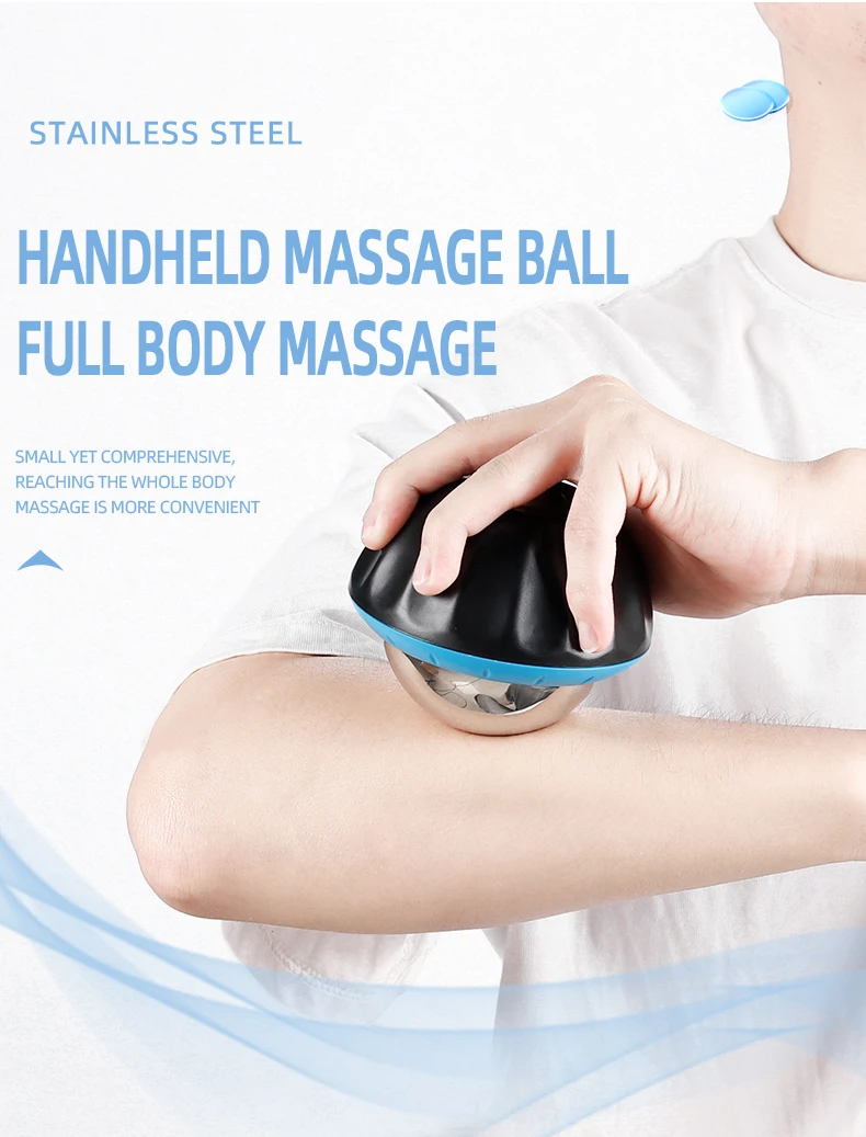 Cryo Massage Ball 2024 Stainless Steel Oem Ice Cold Ball Body Massager