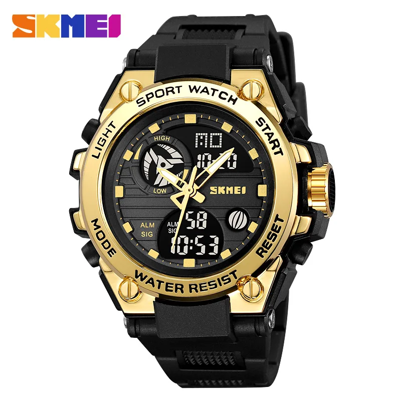 SKMEI #2360 Dual Time Water Resistant Sport Watch Elegant