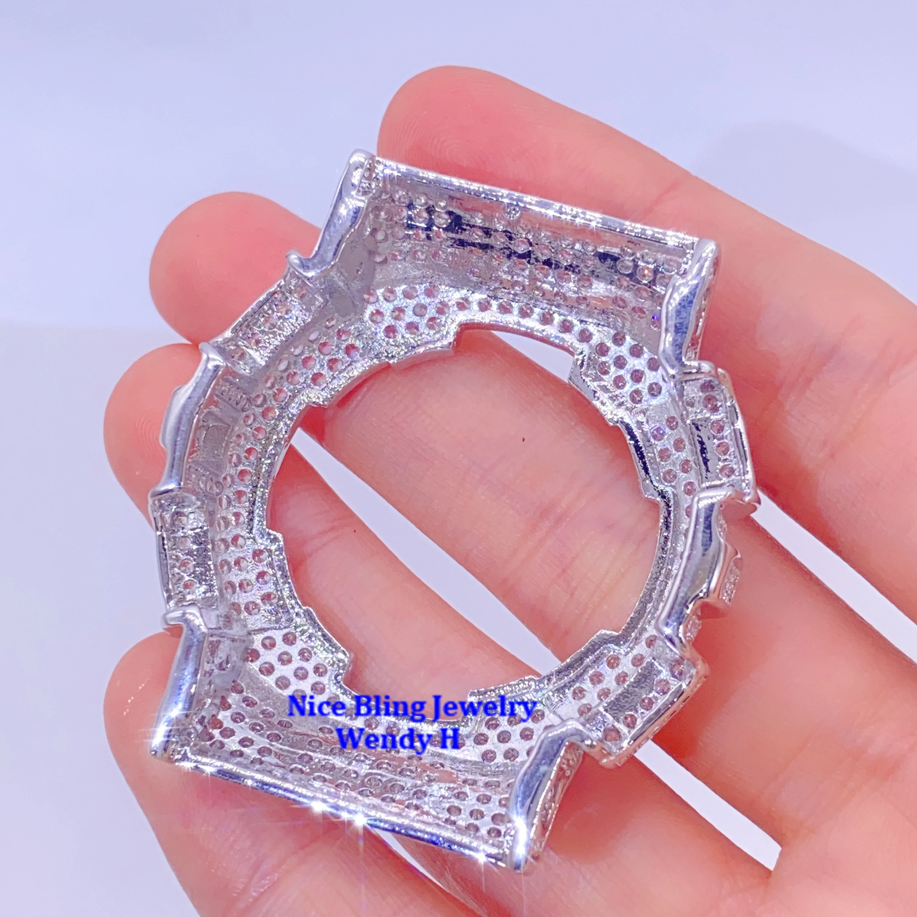 G Iced Out Shock GA100 GA110 モイサナイトウォッチ ベゼル