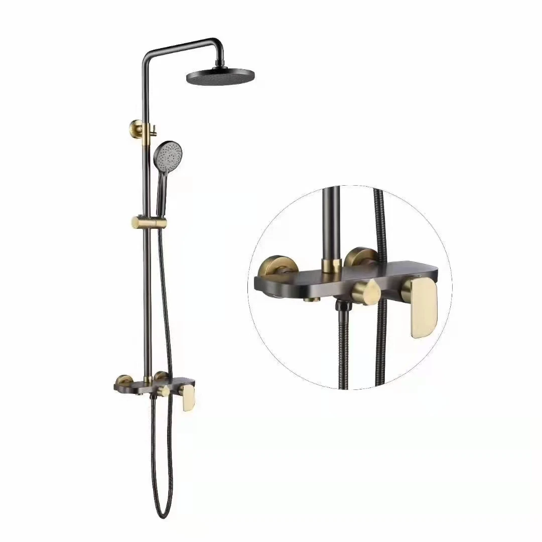 German Seiko Bathroom 4 Function Gold Bathroom Shower Faucet Set - Buy  Shower Faucet Set,Gold Shower Faucet,Bathroom Shower Faucet Product on  