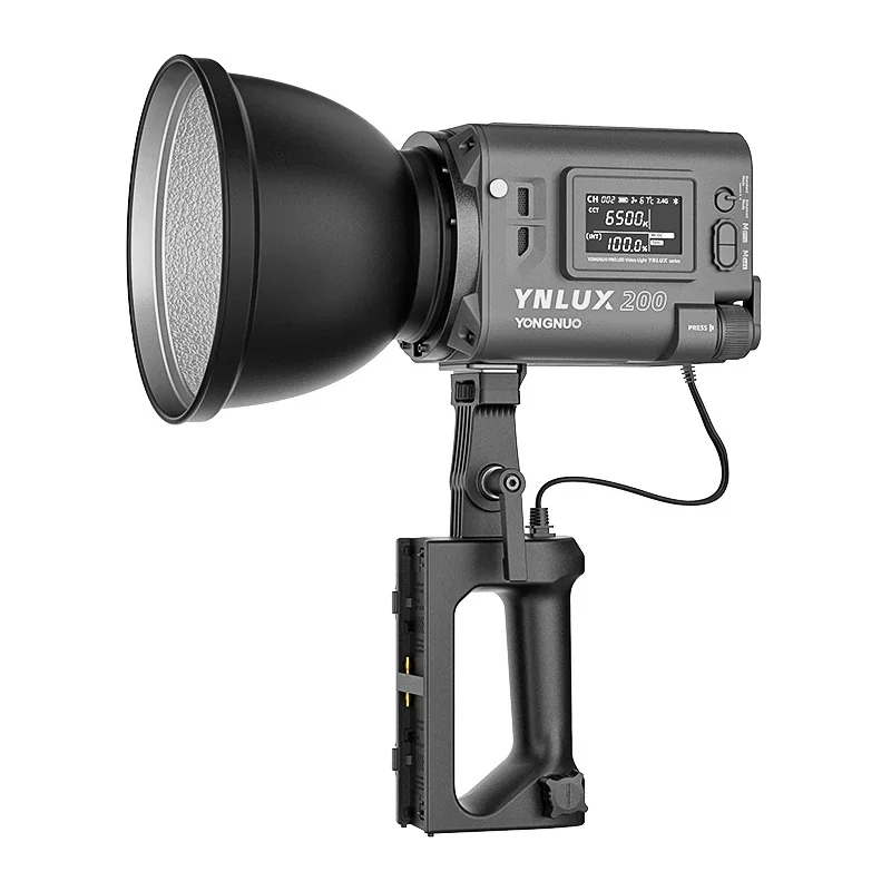 YONGNUO LUX200 YNLUX200 200W 2700K-6500K Bowens Mount Handheld YONGNUO LUX200 YNLUX200 200W 2700K-6500K Bowens Mount Handheld