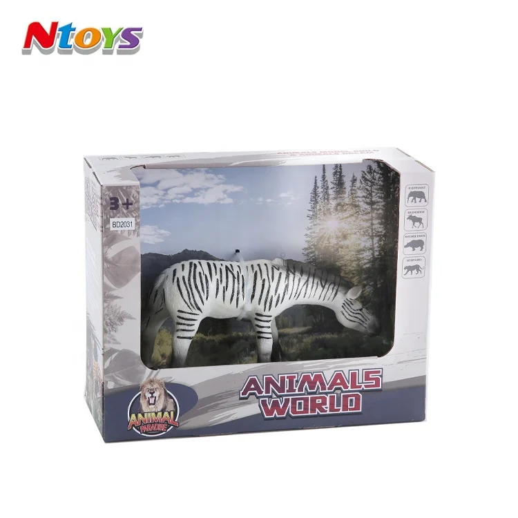 PVC Simulation Wild Animals Toys Zebra for Kids Pretend Play Juguetes Para Animales Kinder Spielzeug