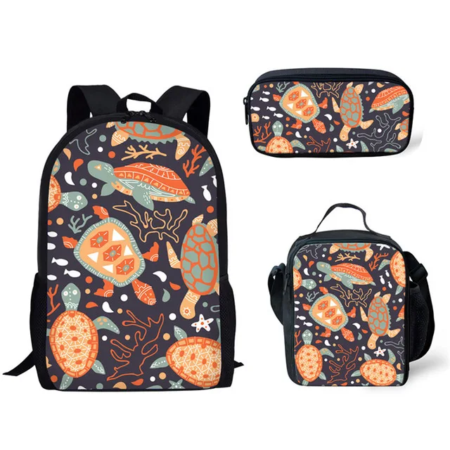 turtle with backpack cartoon