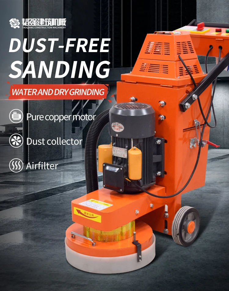 Epoxy Dustfree Concrete Pavement Polishing Machine Floor Grinding