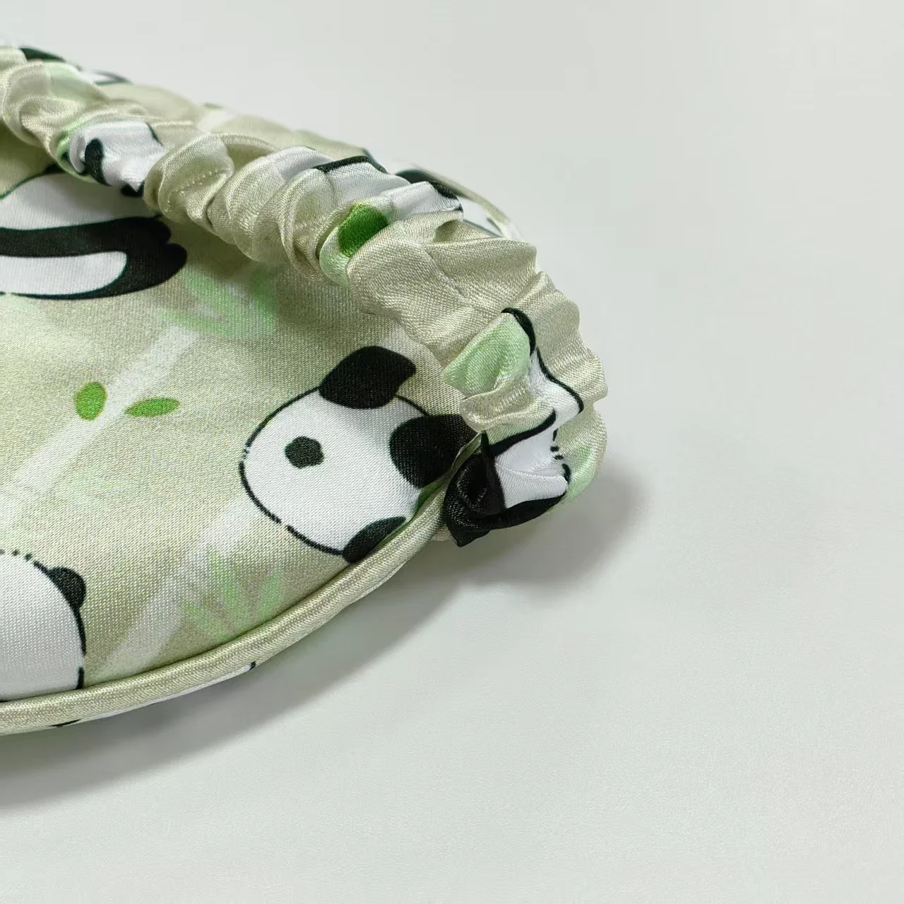 High Quality Adorable Panda Pattern Eye Mask 100% Polyester Blackout Sleeping Mask Comfortable