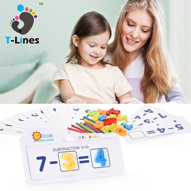 
2021 пластиковые магнитные цифры игра Математика Обучение многоразовые новый дизайн обучающие игрушки для детей 