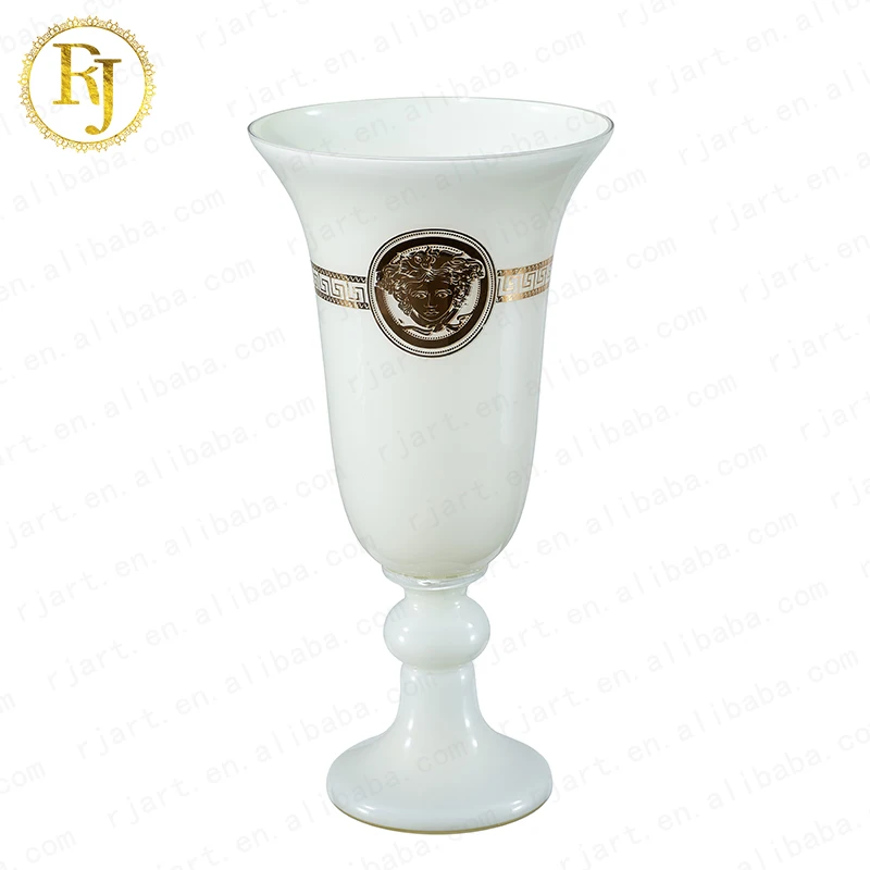 Европа, керамические и фарфоровые вазы Kazak, стеклянная ваза с золотым узором, декоративная ваза Posuda Chinni