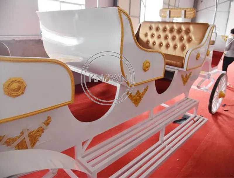 Oem Romantic Sightseeing Horse Carriage Luxurious Horses Wagon