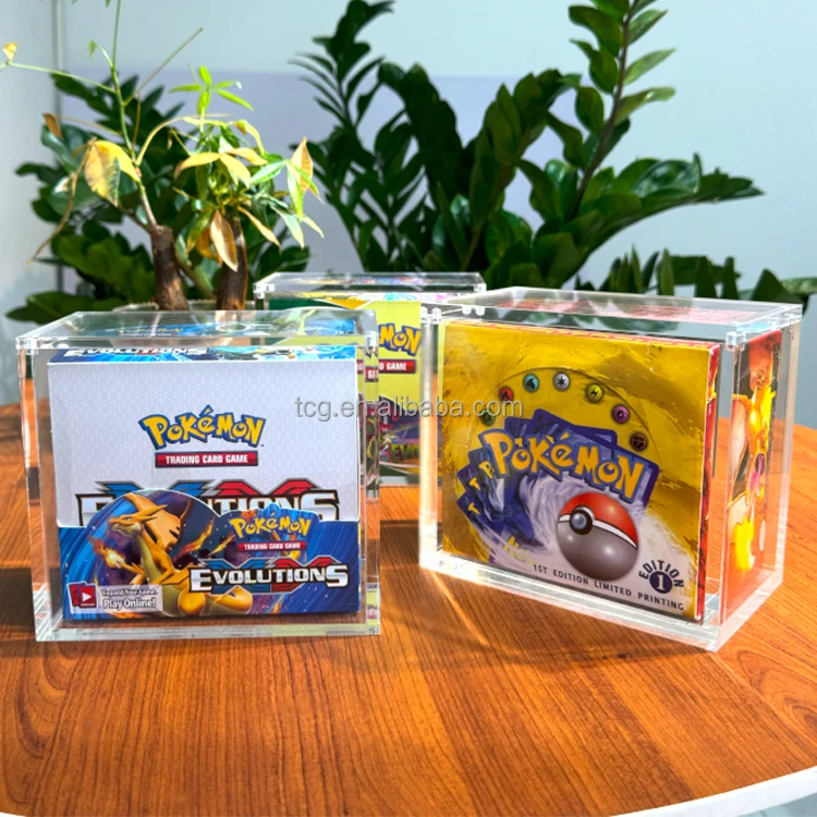TCG Hot Sale Acrylic Real Pokemon English Booster Box