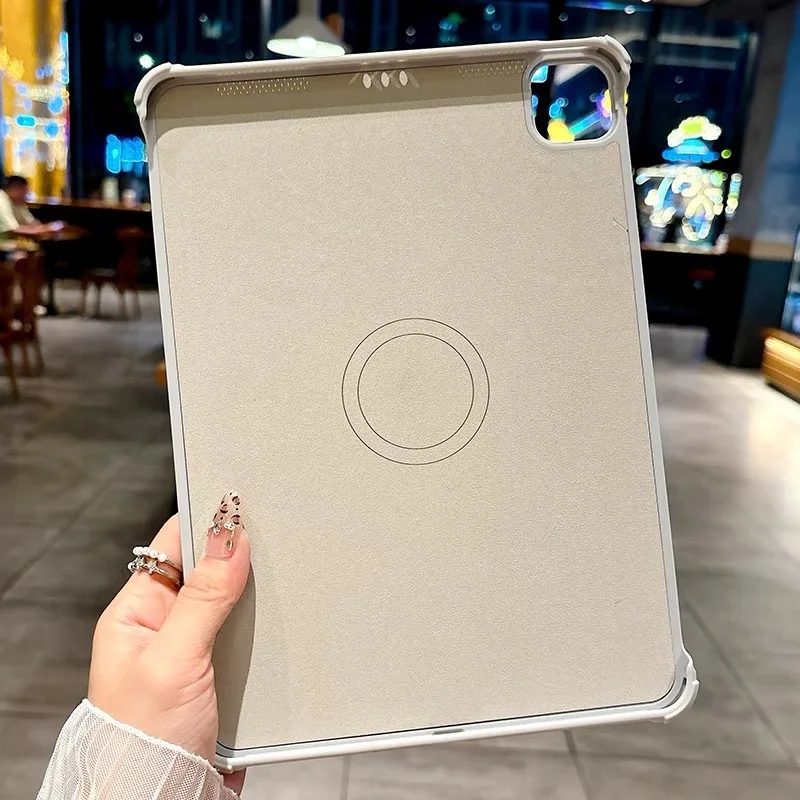 Plastic Slim Borderless Design Magnetic Case for iPad Pro 11 Carbon ...