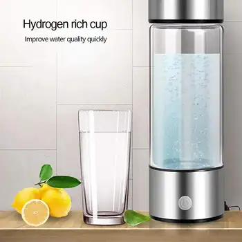 Portable USB Rechargeable 450ml Best Generator Hydrogen-rich Health Maker Hydrogen Water Bottle