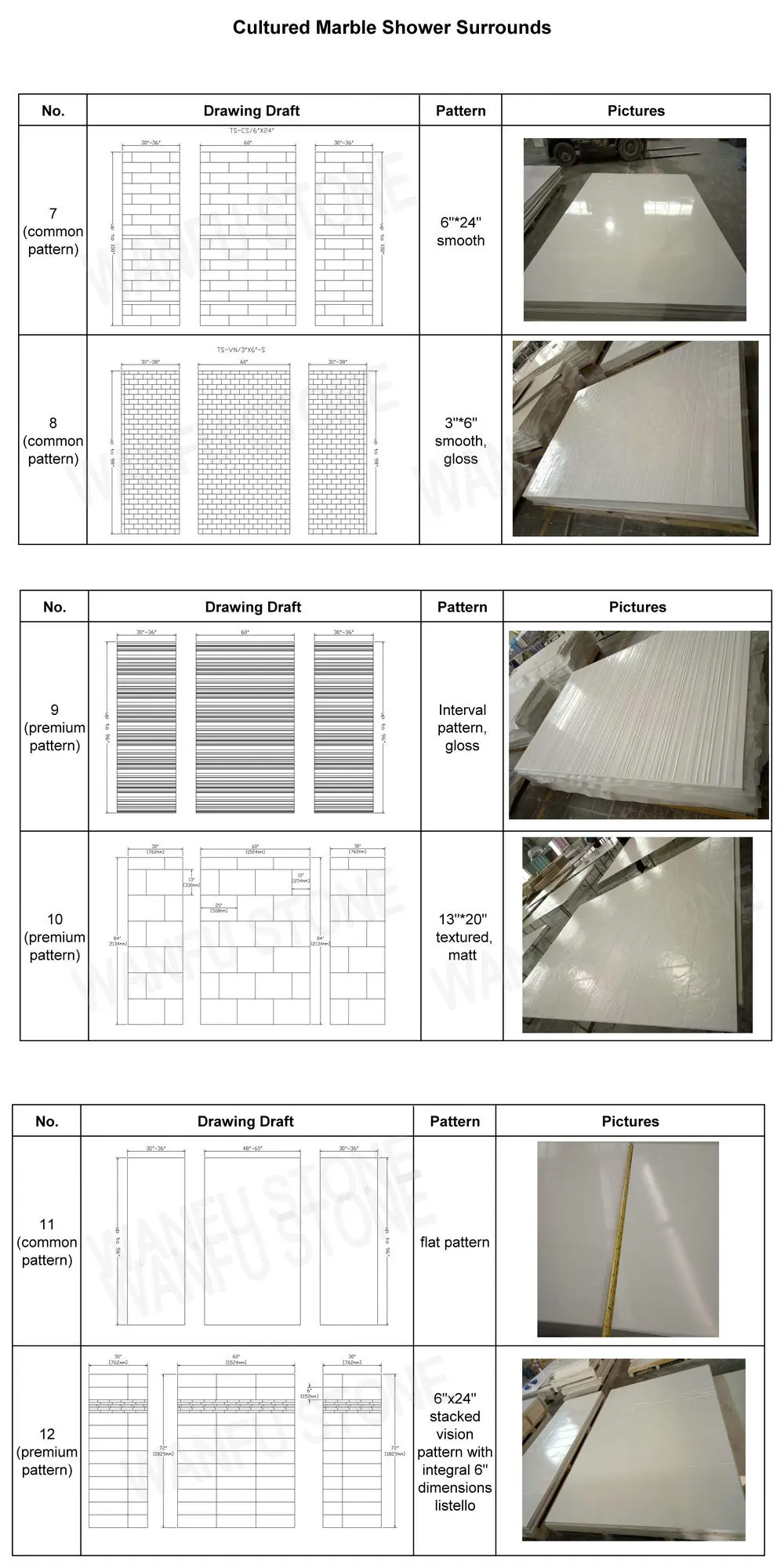 Shower Wall Panels (3)