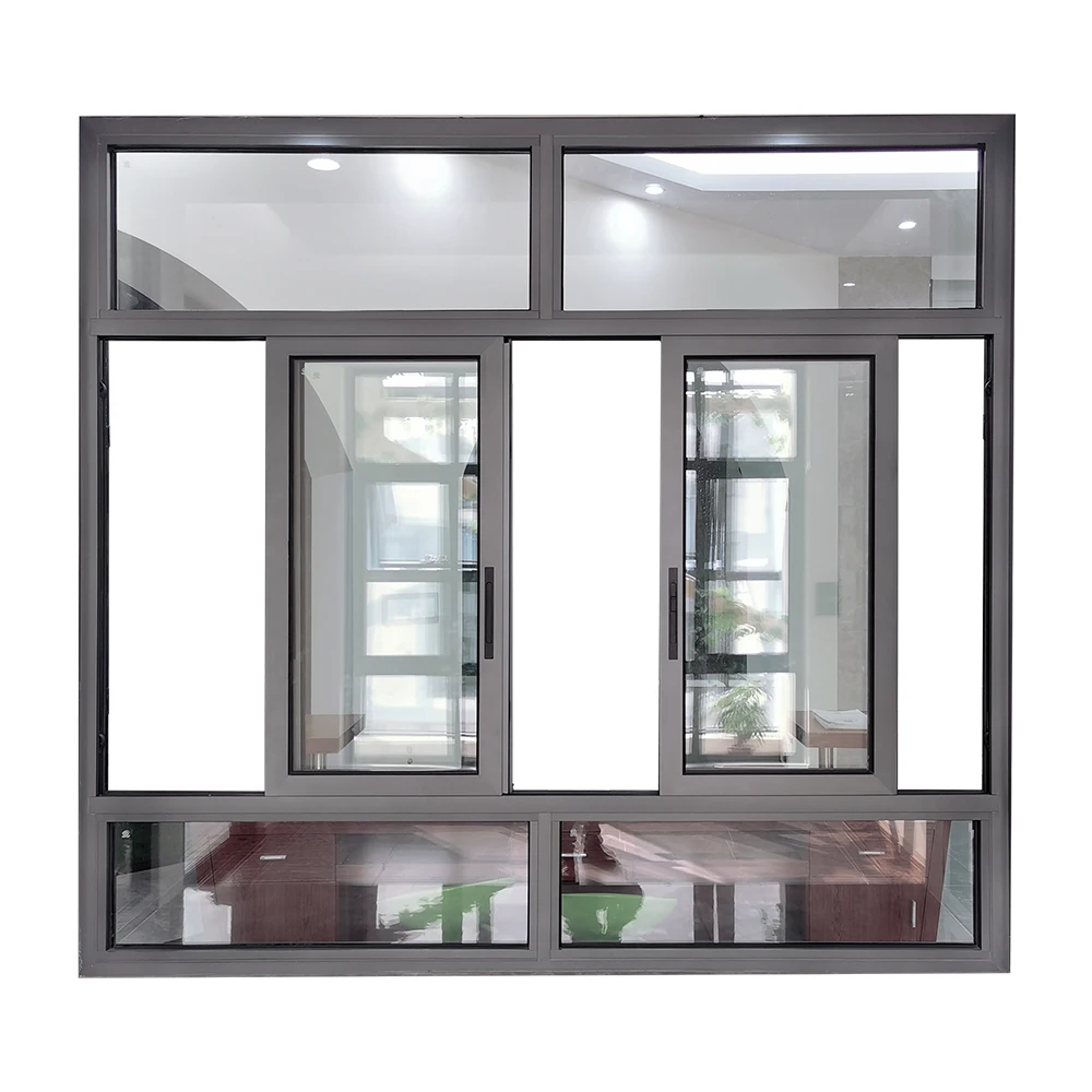 Thermally Broken Aluminium Fabrication Sliding Window With Retractable Screen
