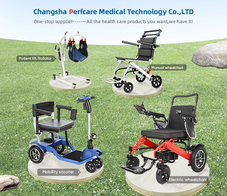 All Terrain Lightweight Folding Power Wheelchair Electric Brushless ...