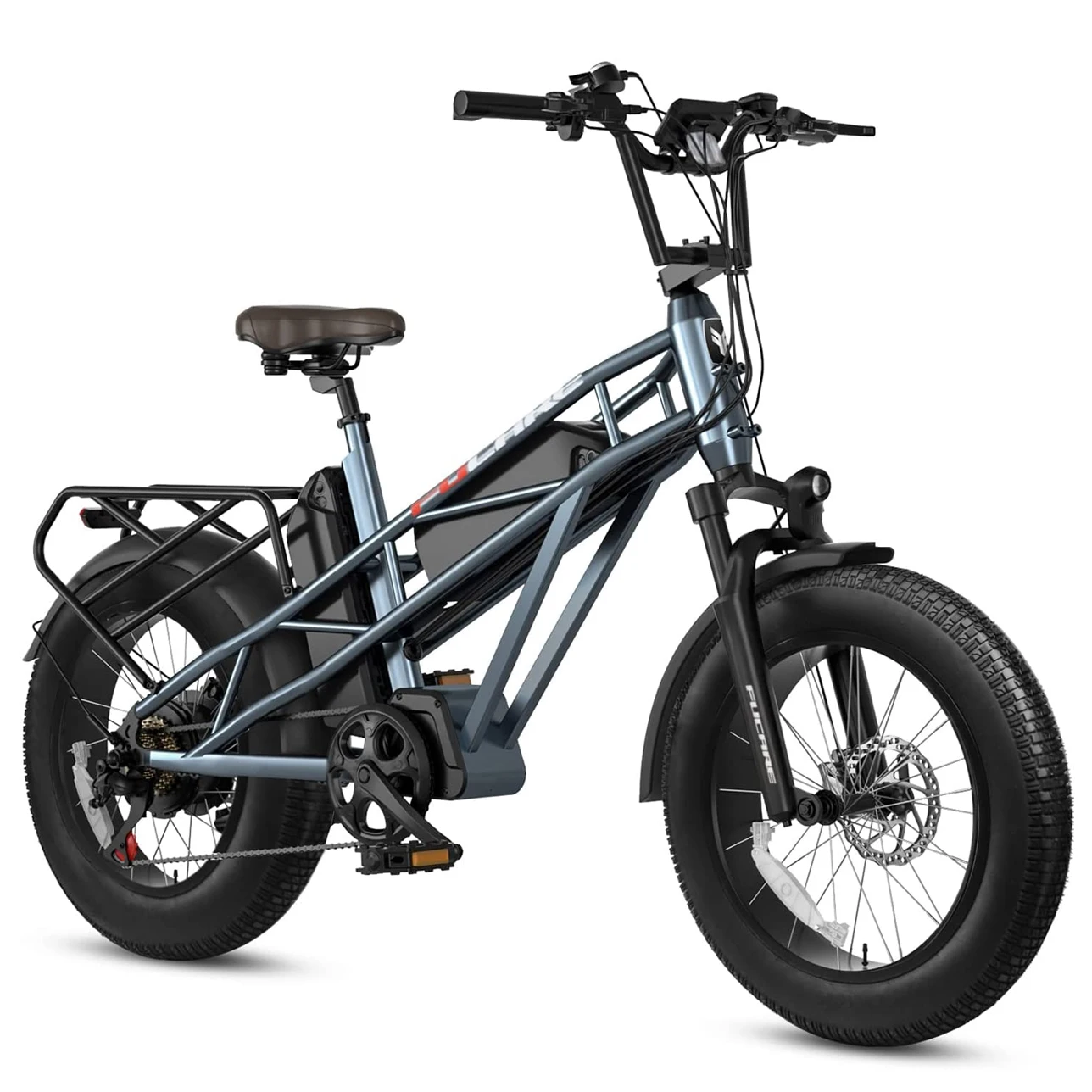 Fucare E-Bikes Gemini X Dual Battery 30AH 750W 48V Motor High Speed 100-120  Miles Electric Bike for Adults