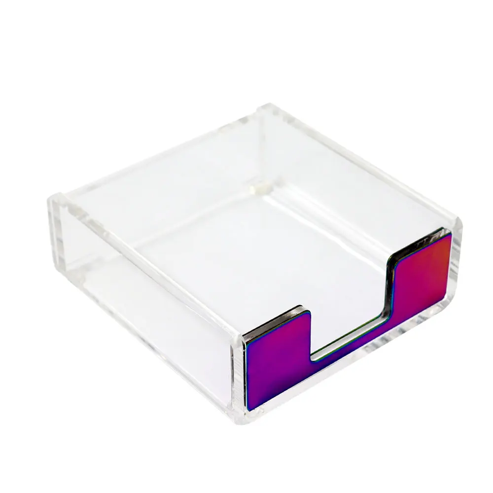 Канцелярские принадлежности для офисного стола клейкая бумага заметок акриловый держатель карт красочный