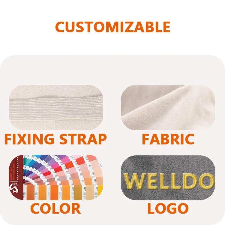 Khaki Solid Color Memory Foam Lumbar Support Back Cushion Back Pain Relief Lumbar Support Cushion Pillow/Pillows & Cushions