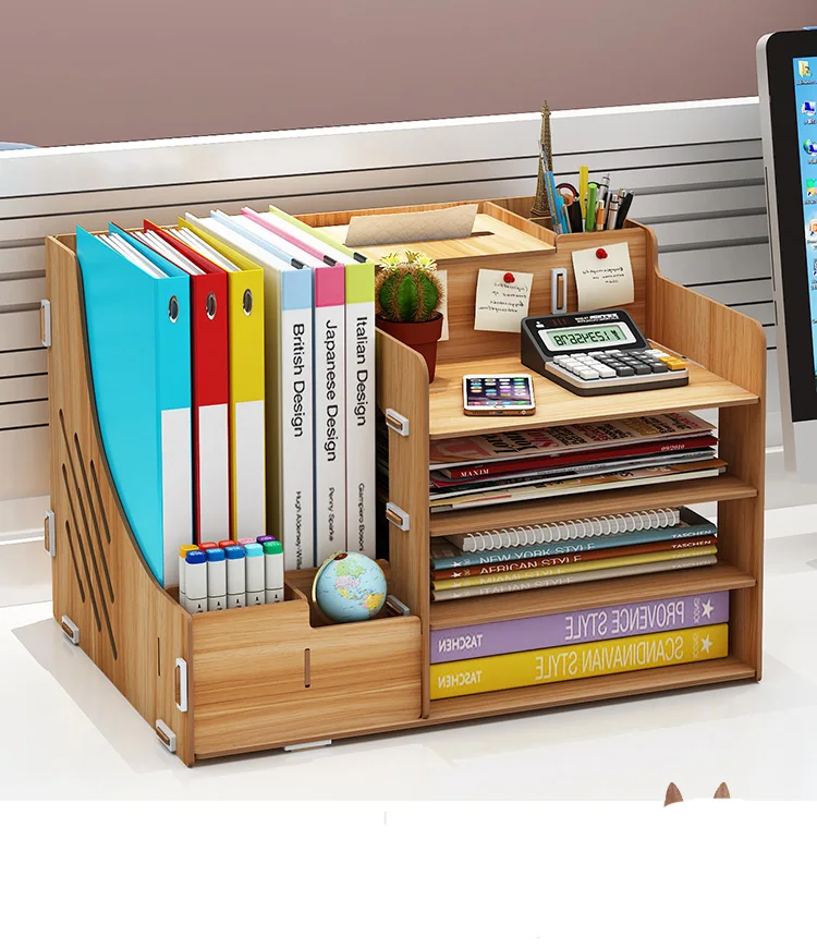 
 Настольная коробка для получения бумаги А4 и книжной бумаги, ручка, цилиндр, бумажное полотенце для рисования, канцелярские принадлежности, полка, артефакты для студенческого общежития  