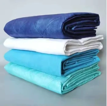 Receiving Blanket Disposable White Plaid Style Nonwoven Technics Warming Feature Used in Hospitals and Airplanes for Patient