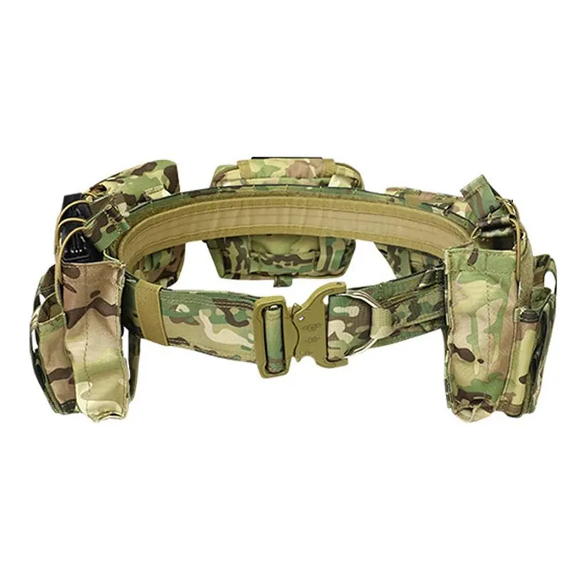 Adjustable Strap Outdoor Belt Set Multi Functional Combination Waist Seal Nylon Detachable and Adjustable Tactical Belt