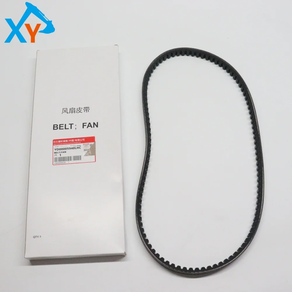 Original Excavator Parts YD00005940 Fan Belt for ZX70-5A / ZX70-5G