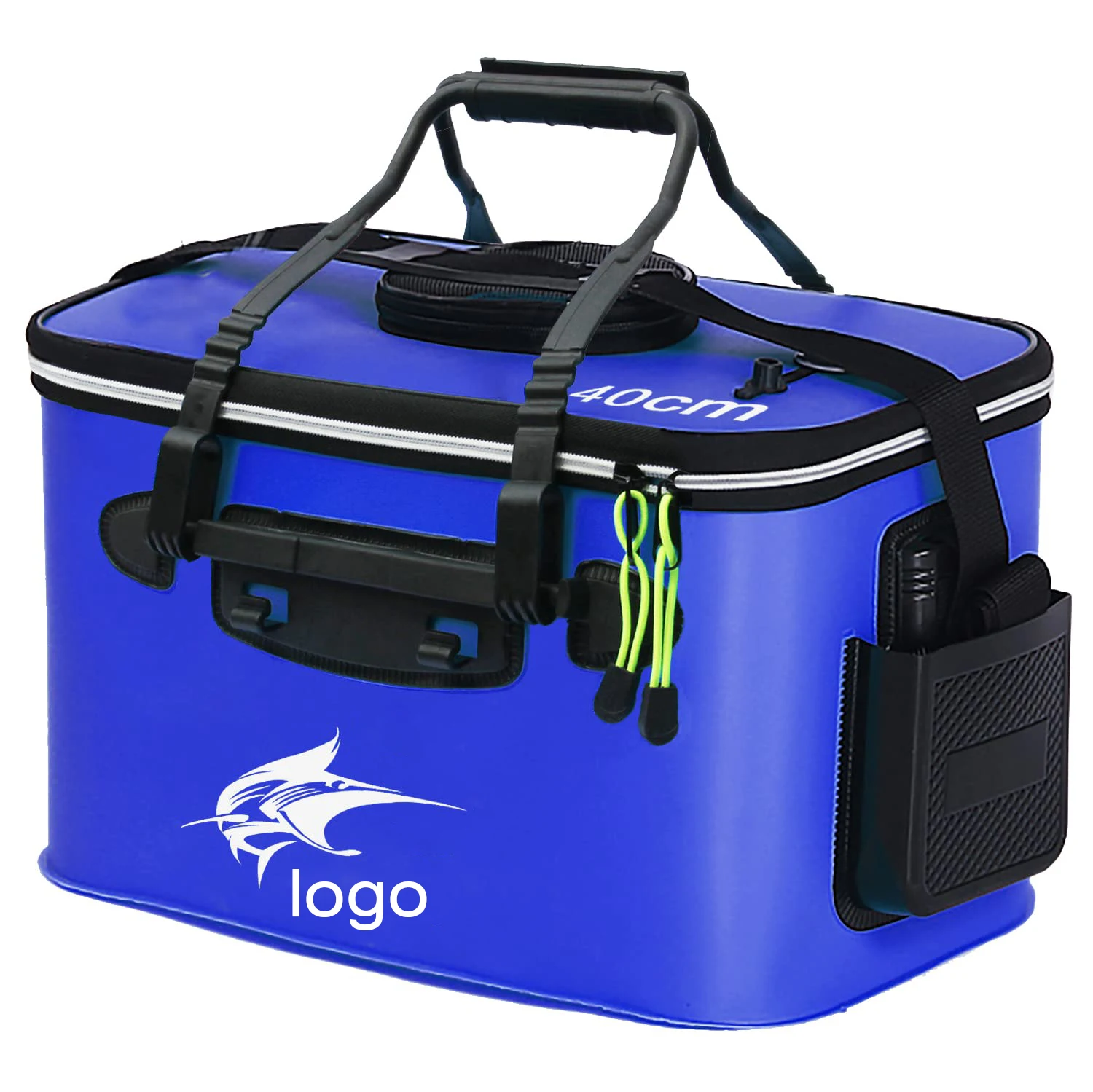 Seau à Poisson Pliable EVA 20L - Sac De Pêche Transparent Pour Poissons Vivants Et Appâts - Camping, Extérieur