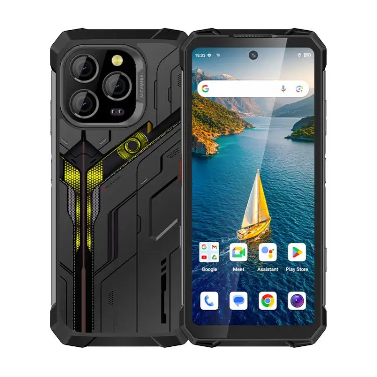 公式UNIWA F917タフネススマホ 赤外線暗視機能付き 6.79インチ電話 33W