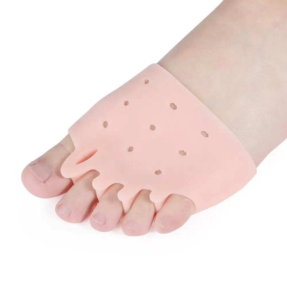 Bangnishoepad Silica gel forefoot pad socks toe straightener release foot pressure soft comfortable breathable products
