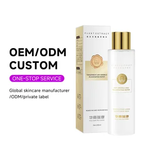 OEM ODM Organic Skincare Product Firming Hydrating Anti-wrinkle Deep Moisturizing Soothing Facial Essence Water Face Toner