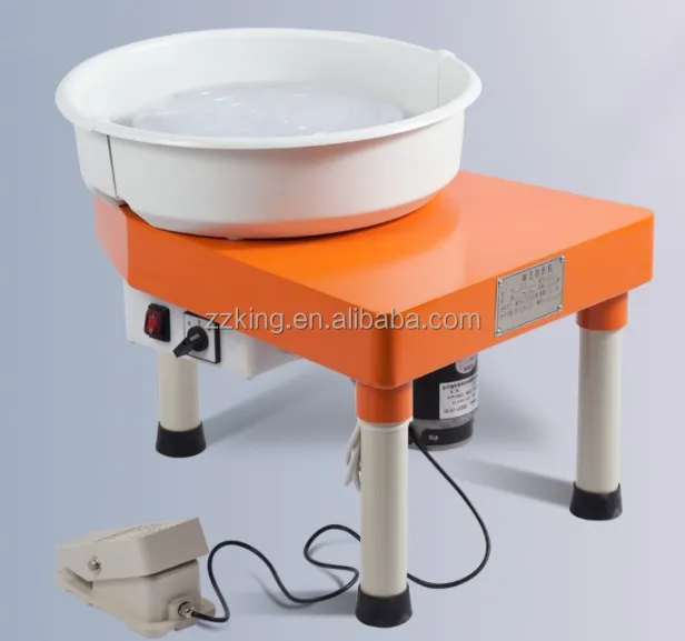 Pottery Wheel Forming Machine 25cm, Orange