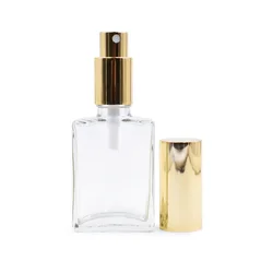 Black Glass Dropper Bottle 30ml Wholesale USA Market Empty 30ml Matte Black Square Rectangle Clear Rectangular Glass Dropper Bottles For Perfume