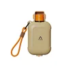 Portable dual-use travel cup-brown