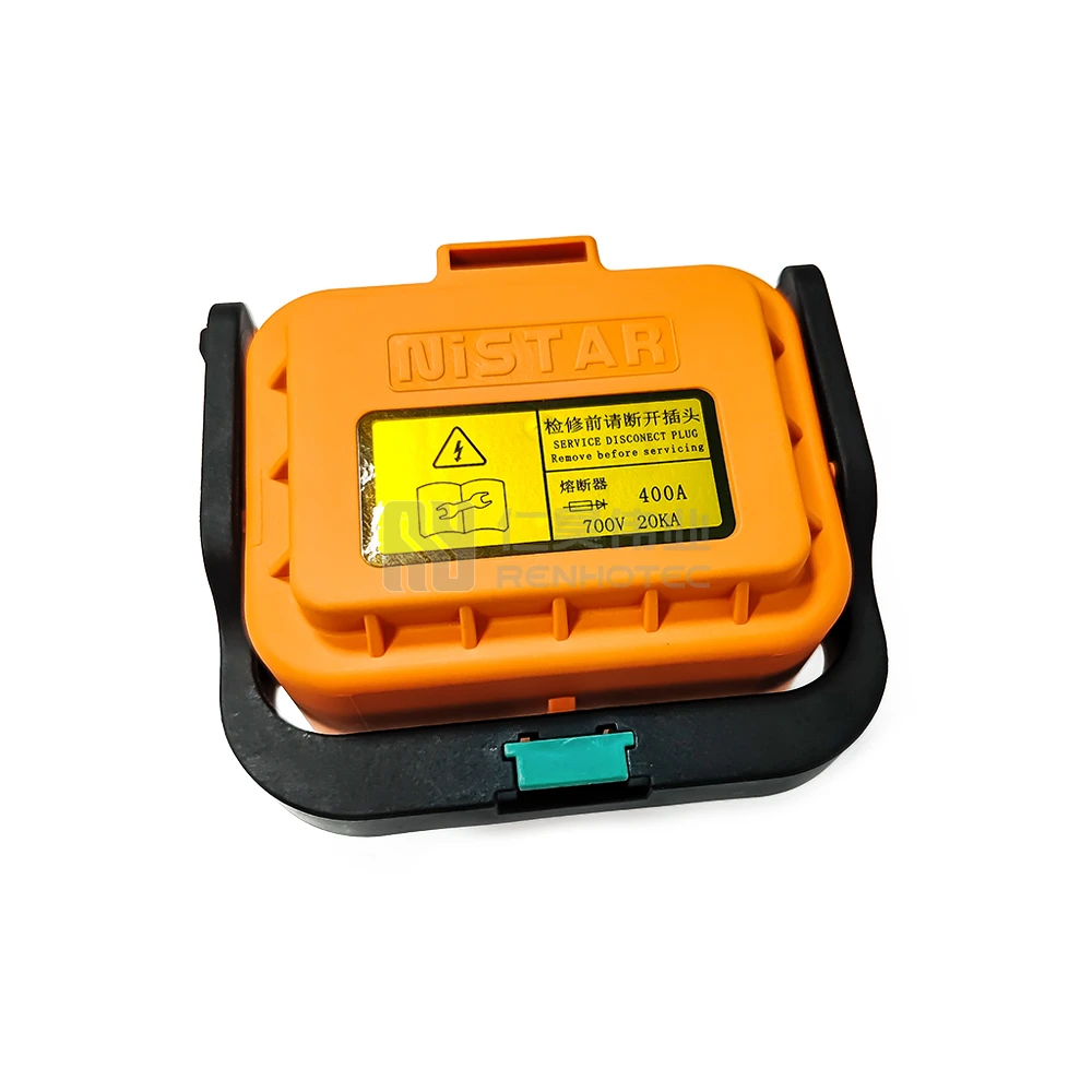 Mini MSD 315A With Fuse and Front Mount Receptacle for Servicing PHEV System Manual Service Disconnect Plug