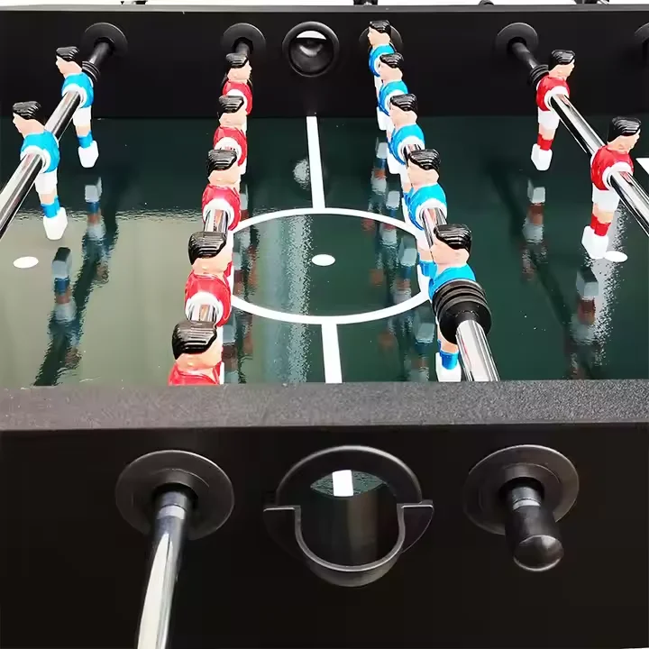 High Quality Durable Heavy MDF Steel Adult Black Foosball Soccer Table with ABS Players and 4 Soccer Balls