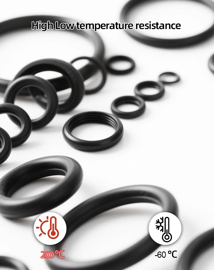 product factory wholesale professional custom high precision durable industrial use various sizes nr nbr epdm silicone rubber o ring moq-4